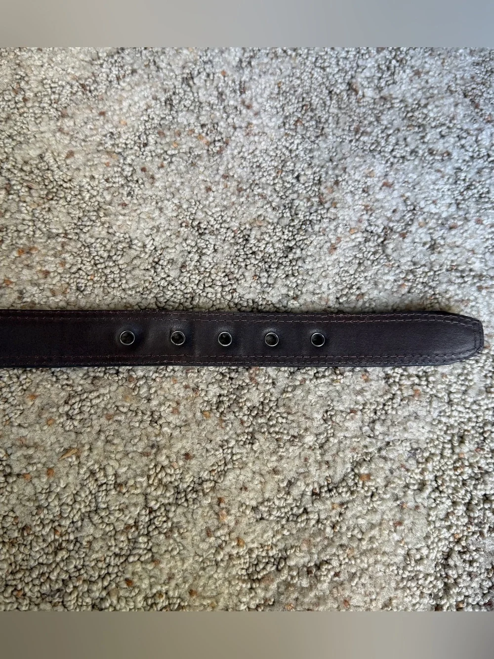 VTG Y2K Fossil Genuine Leather Multicolor Patchwork Belt Size Small